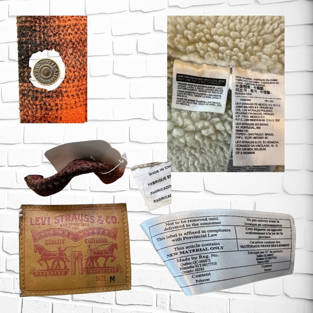 **🔥 Jughead Jones “Riverdale” Levi’s Sherpa Check Jacket – Men’s Size M 🔥** - Picture 11 of 11